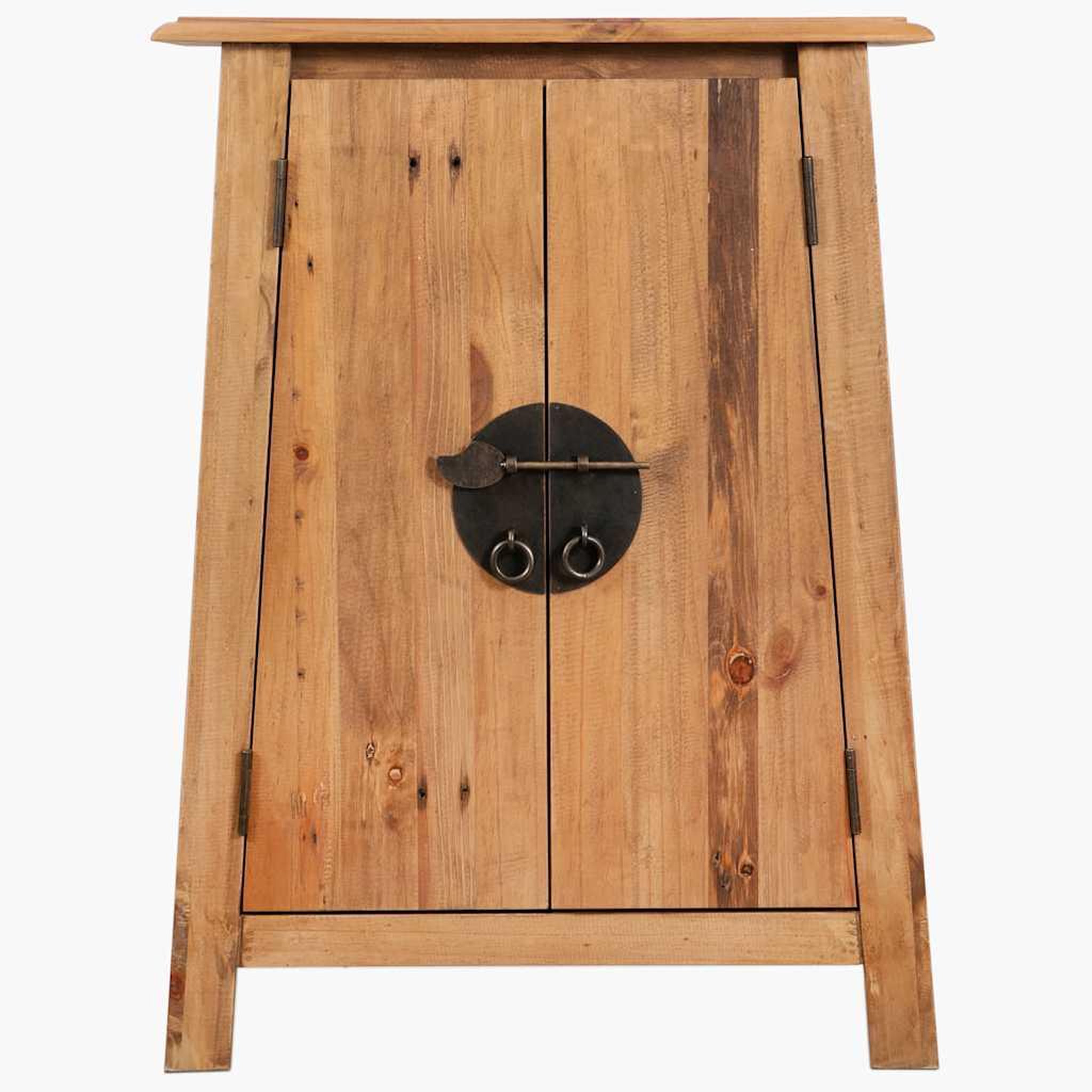 Voir la diapositive 2 : VIDAXL Armoire laterale de salle de bain pin massif 59x32x80 cm