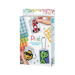 Oz International PIXEL Kit créatif 3 porte-clés + livret 38 modèles - Fun