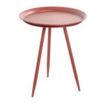 Paris Prix Table d'Appoint Ronde  Trevor  54cm Rouge