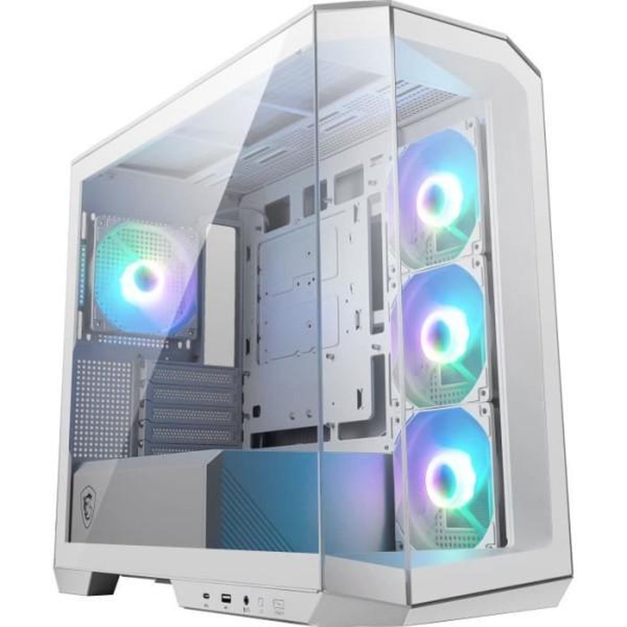 MSI Boîtier pc - msi - mag pano m100r pz - blanc