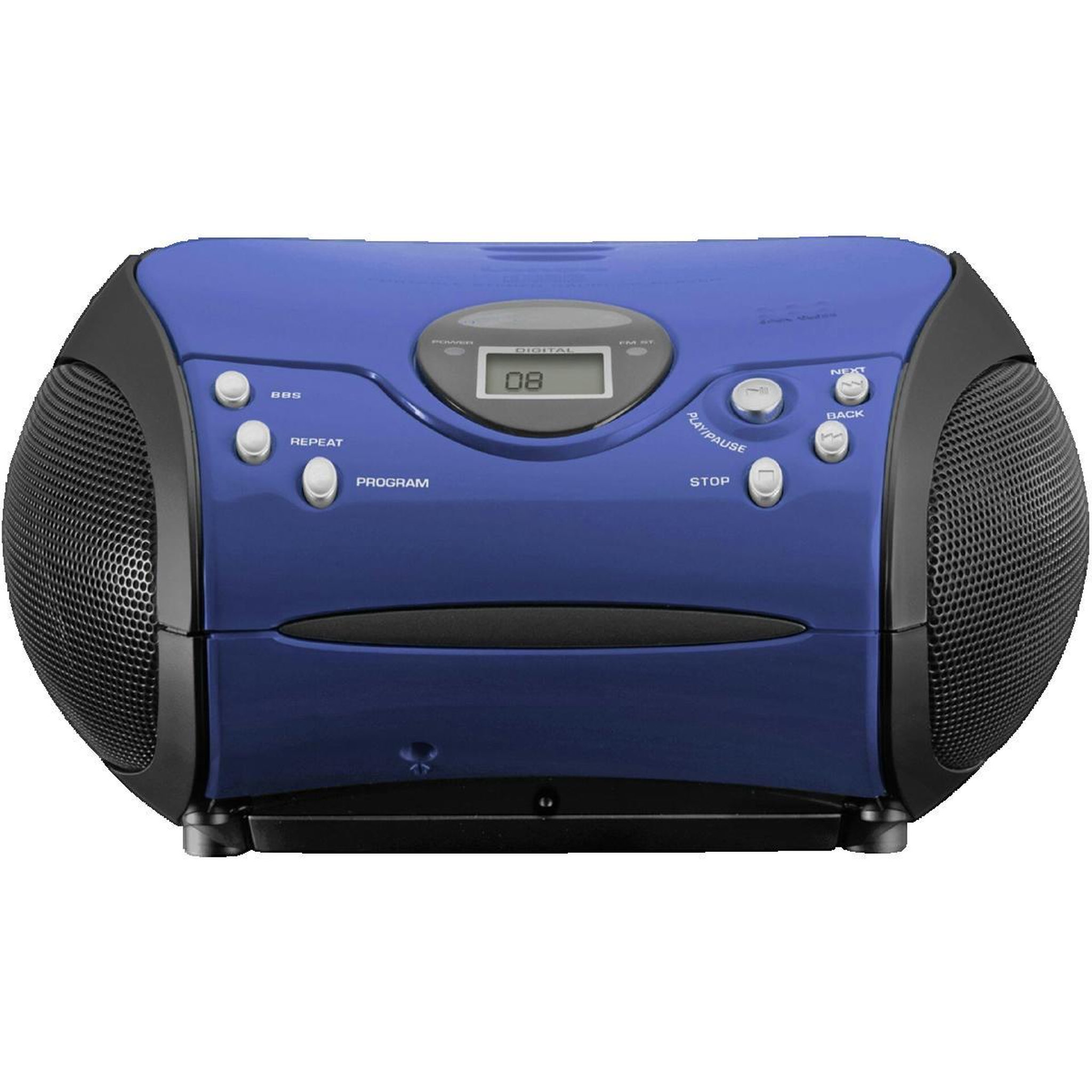 Voir la diapositive 1 : Lenco Radio CD Lenco SCD-24 Bleu / Noir