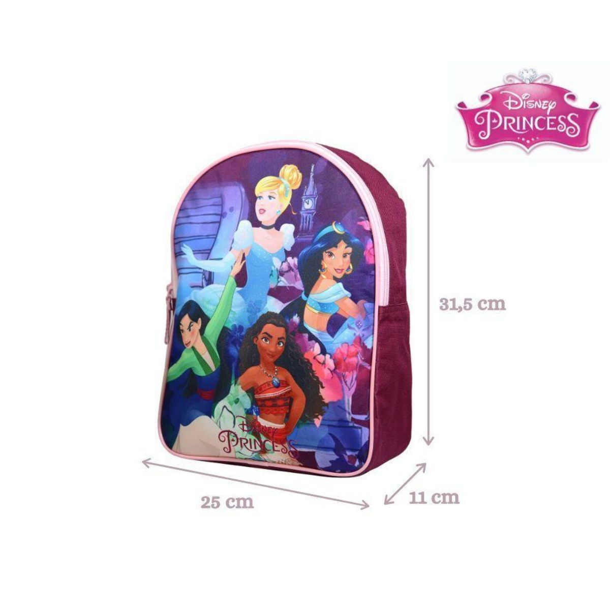 Bagtrotter BAGTROTTER Sac à dos gouter maternelle 31 cm Princesses Disney Multicolore