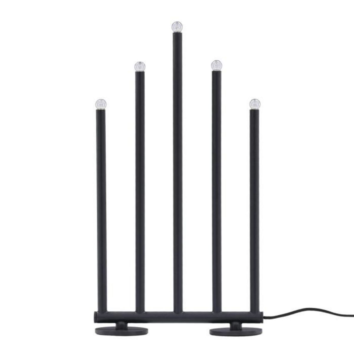 Paris Prix Lampe à Poser Bougeoir  Bjornfjallet  40cm Noir