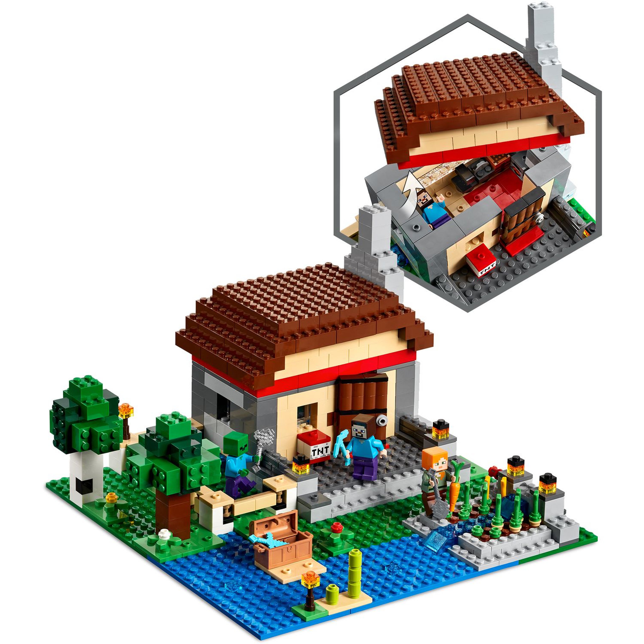 Voir la diapositive 4 : LEGO Minecraft 21161 - La boîte de construction 3.0