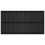Voir la diapositive 4 : VIDAXL Tete de lit murale Noir 204x3x110 cm Bois massif de pin