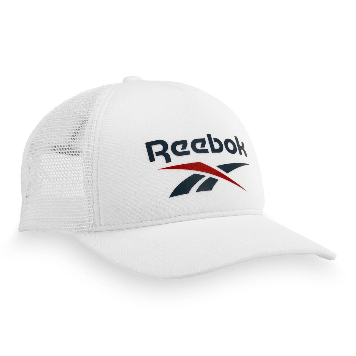 Reebok Casquette baseball en polyester avec mousse devant et filet Aero Cap