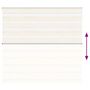 Voir la diapositive 5 : VIDAXL Store zebre beige marbre largeur du tissu 150,9 cm polyester