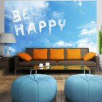 Paris Prix Papier Peint  Be Happy. Coloris disponibles : Multicolore
