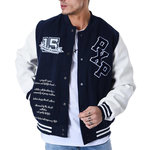 Project X Veste Blanche/Marine Homme Project X Paris 2230109. Coloris disponibles : Bleu
