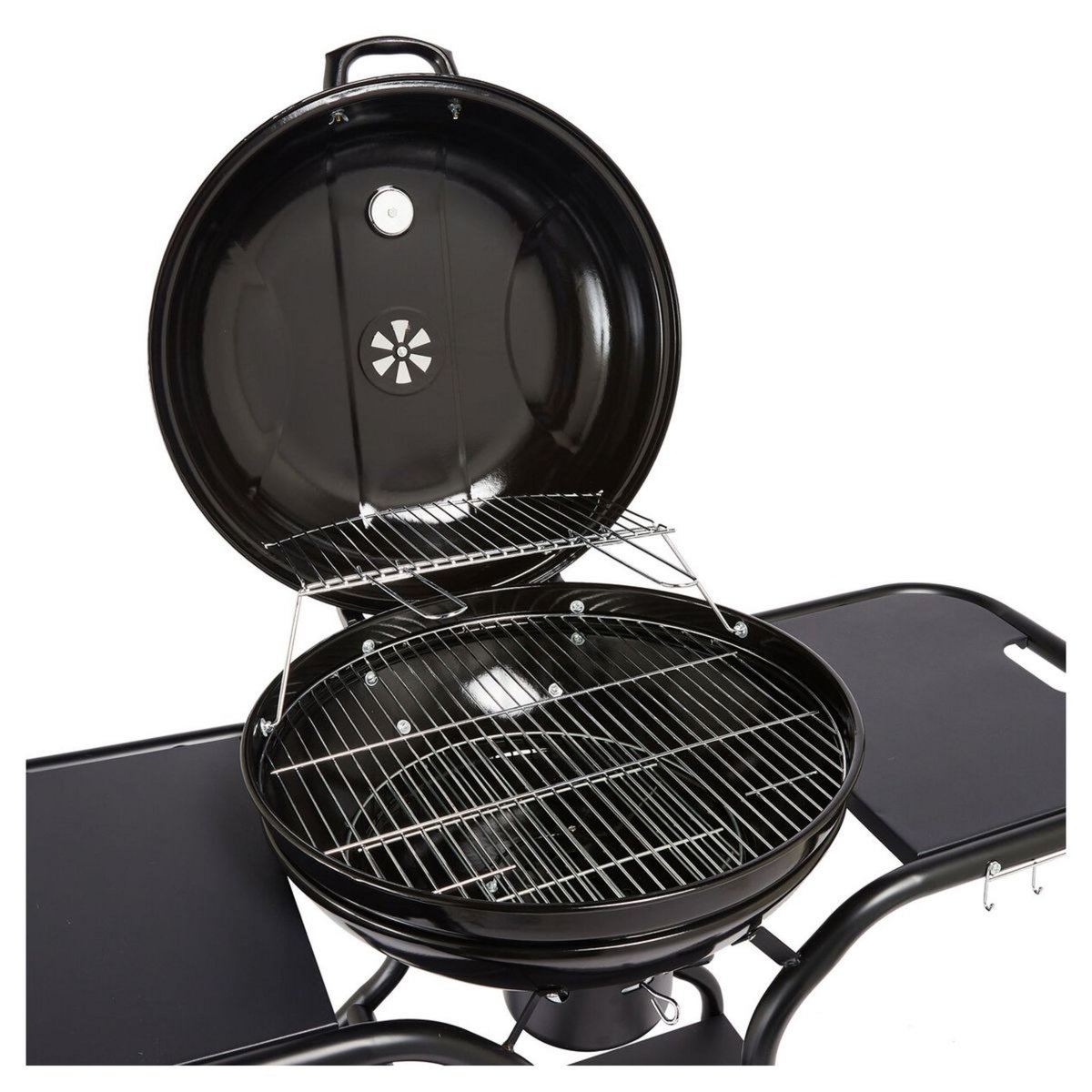 GARDENSTAR Barbecue charbon de bois en acier ROUNDY