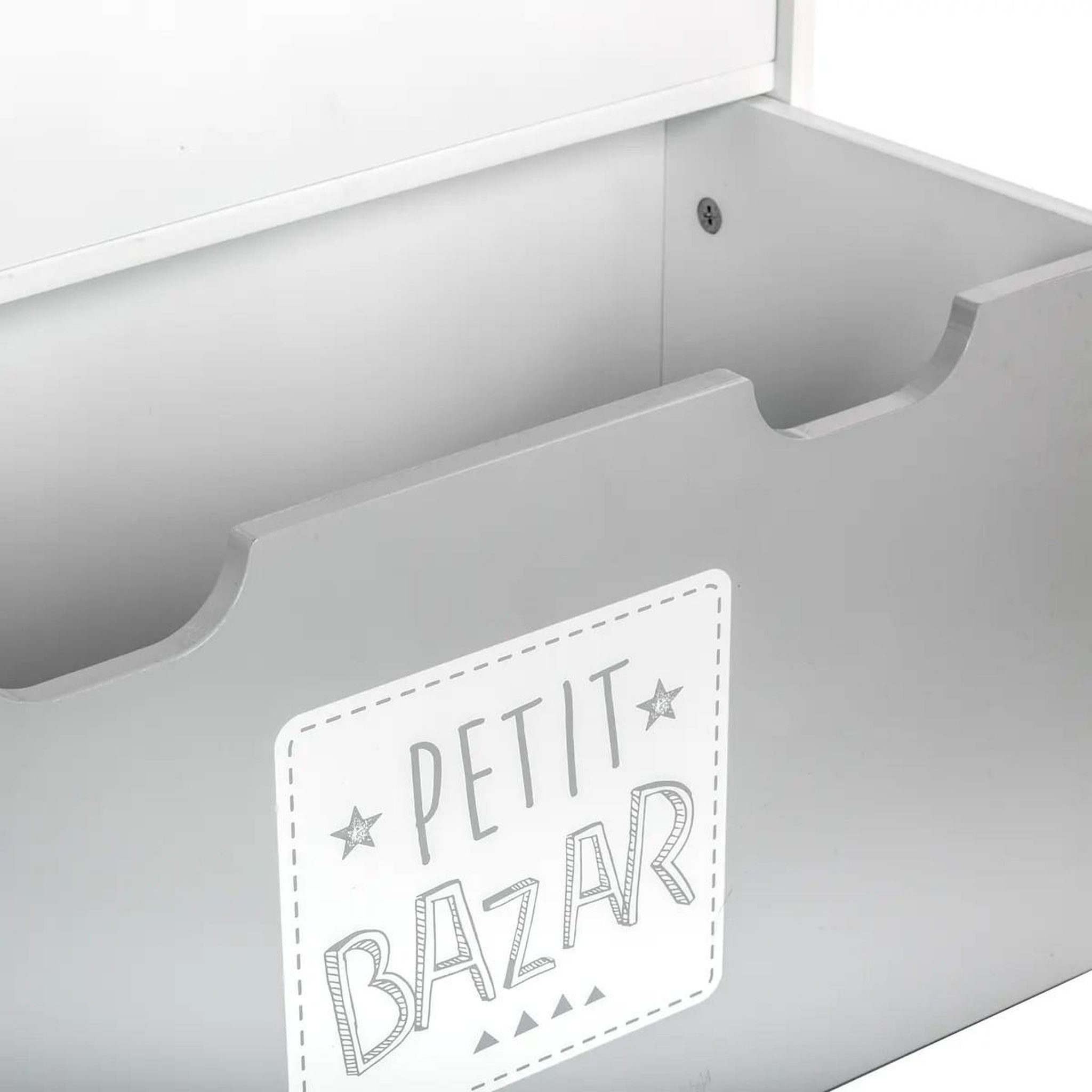 Voir la diapositive 3 : Atmosphera Kids Bibliothèque enfant  boy  70cm gris