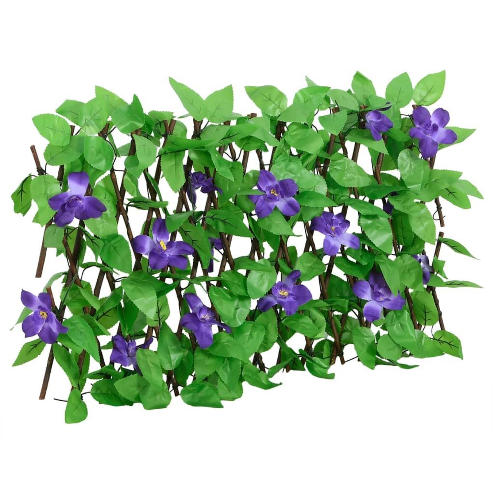 Voir la diapositive 3 : VIDAXL vidaXL Treillis de lierre artificiel extensible 5 pcs vert 180x20 cm