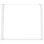 Voir la diapositive 5 : VIDAXL Pieds de table a manger forme de U 2 pcs blanc 90x(72-73) cm