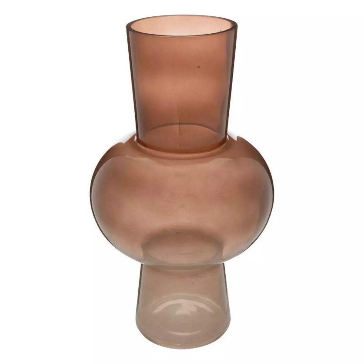  Vase Design  Cloudy  40cm Ambre