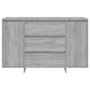 Voir la diapositive 5 : VIDAXL Buffet avec 3 tiroirs sonoma gris 120x41x75cm bois d'ingenierie