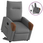 Voir la diapositive 1 : VIDAXL Fauteuil inclinable Gris fonce Tissu