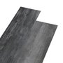 VIDAXL Planches de plancher PVC 4,46 m² 3 mm Autoadhesif Gris brillant