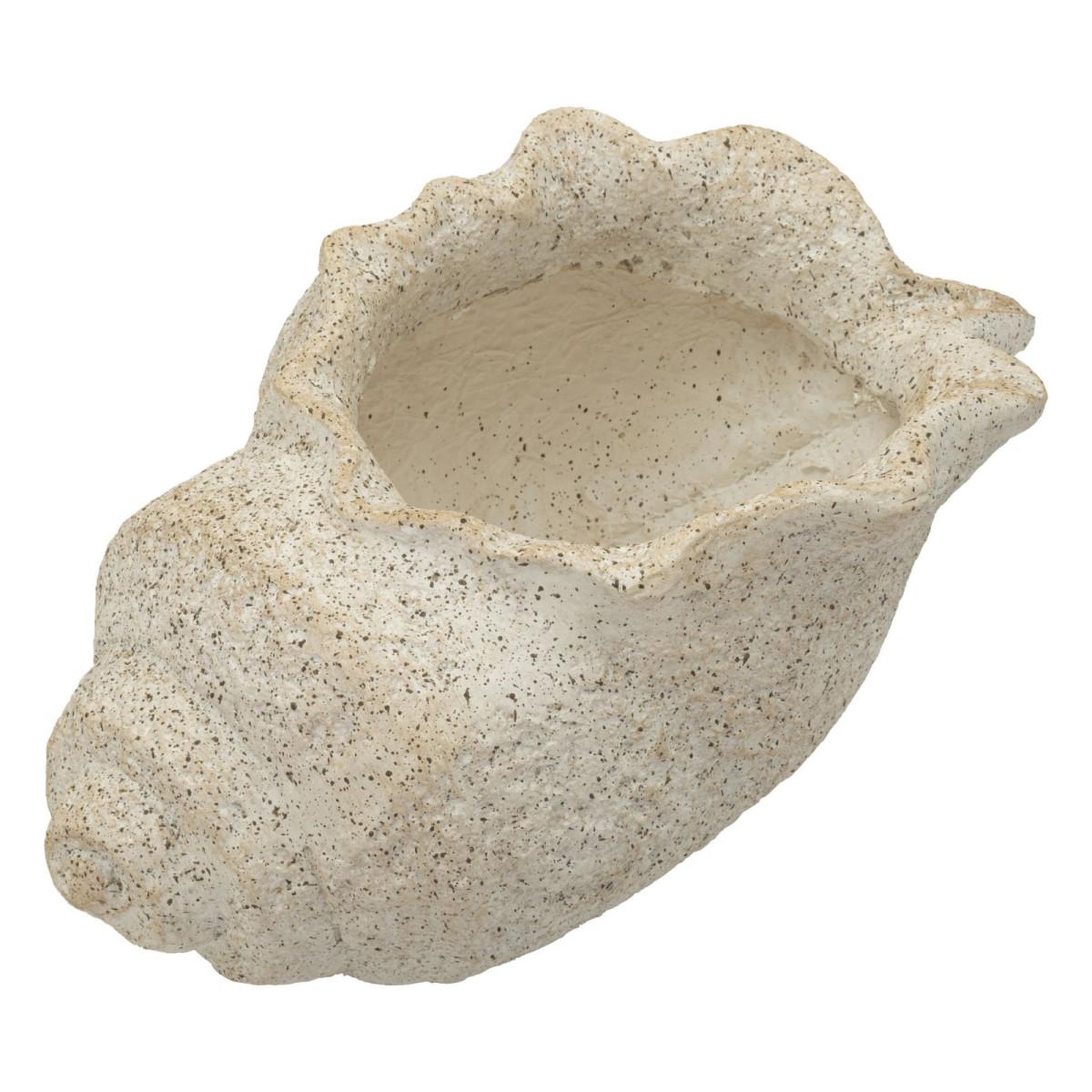Voir la diapositive 2 : Paris Prix Vase design effet sable  shell  35cm beige