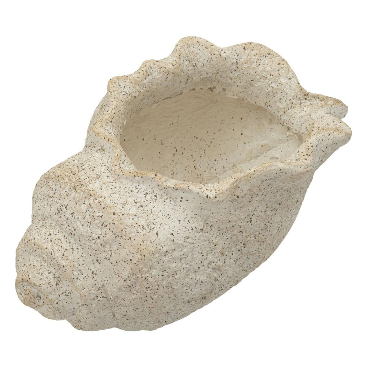 Paris Prix Vase Design Effet Sable  Shell  35cm Beige