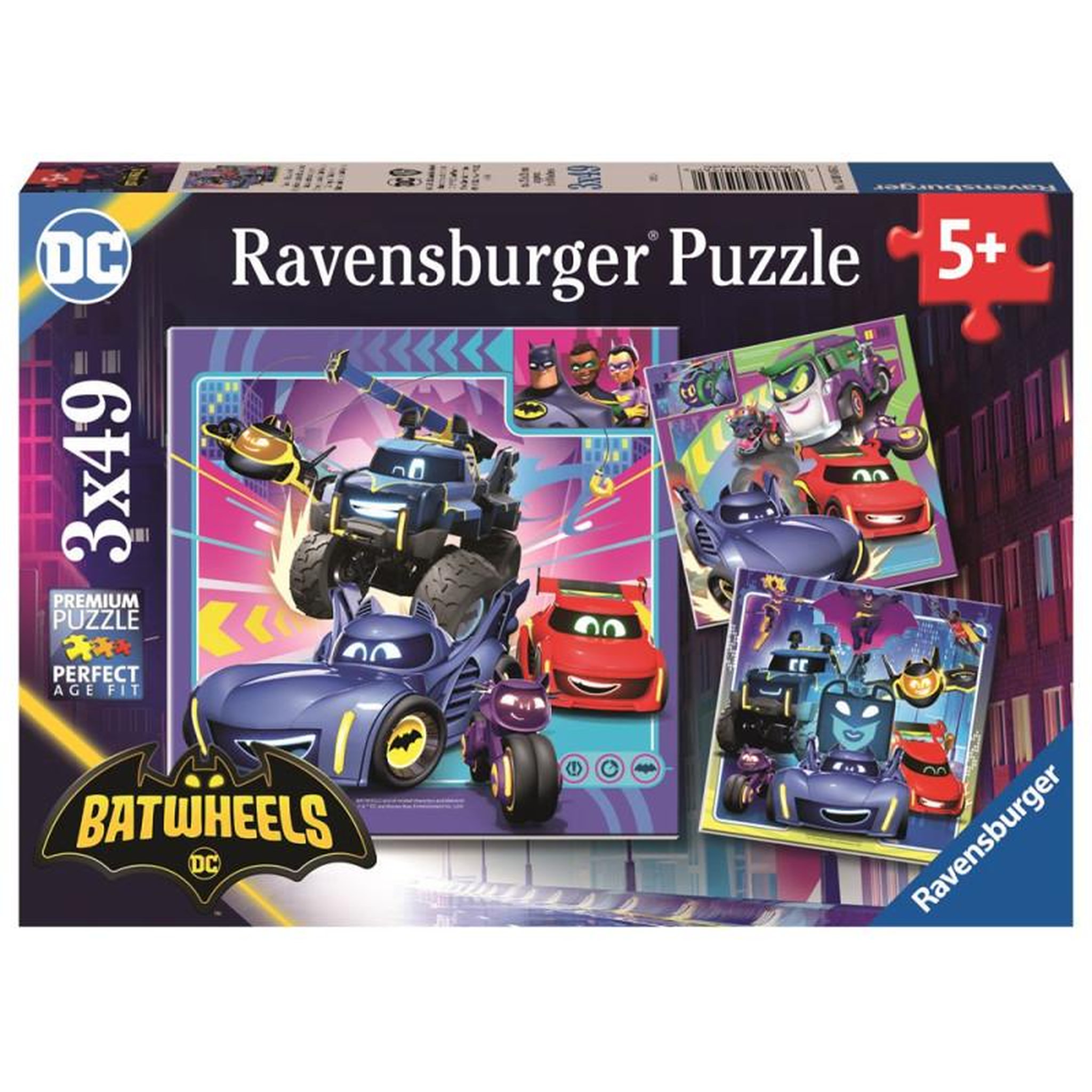 RAVENSBURGER Puzzle Ravensburger Batwheels 147 pièces