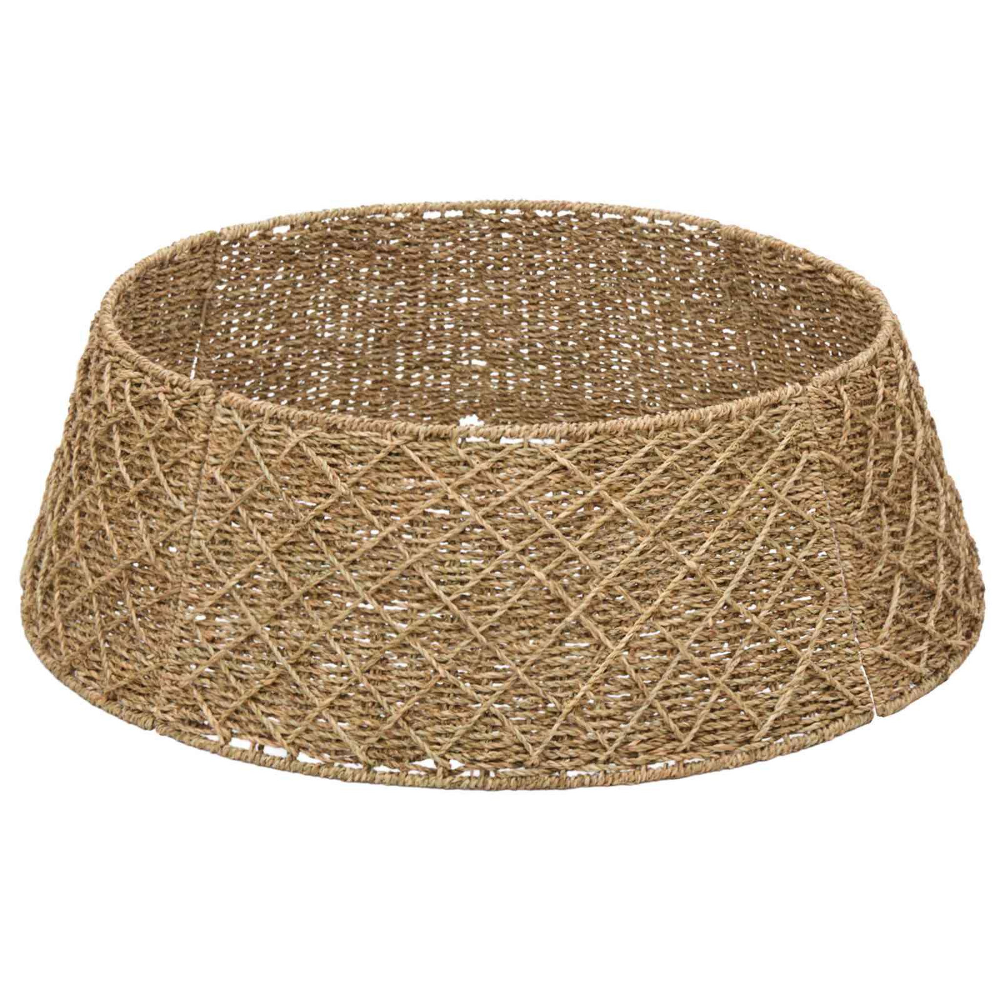VIDAXL Collier de sapin de Noël Rond Naturel Diam. 75 x 25 cm