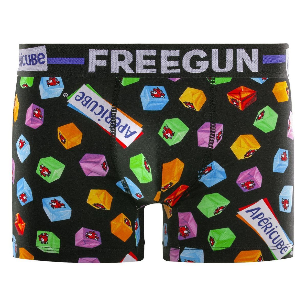 FREEGUN Lot de 4 boxers homme en coton la Vache qui Rit