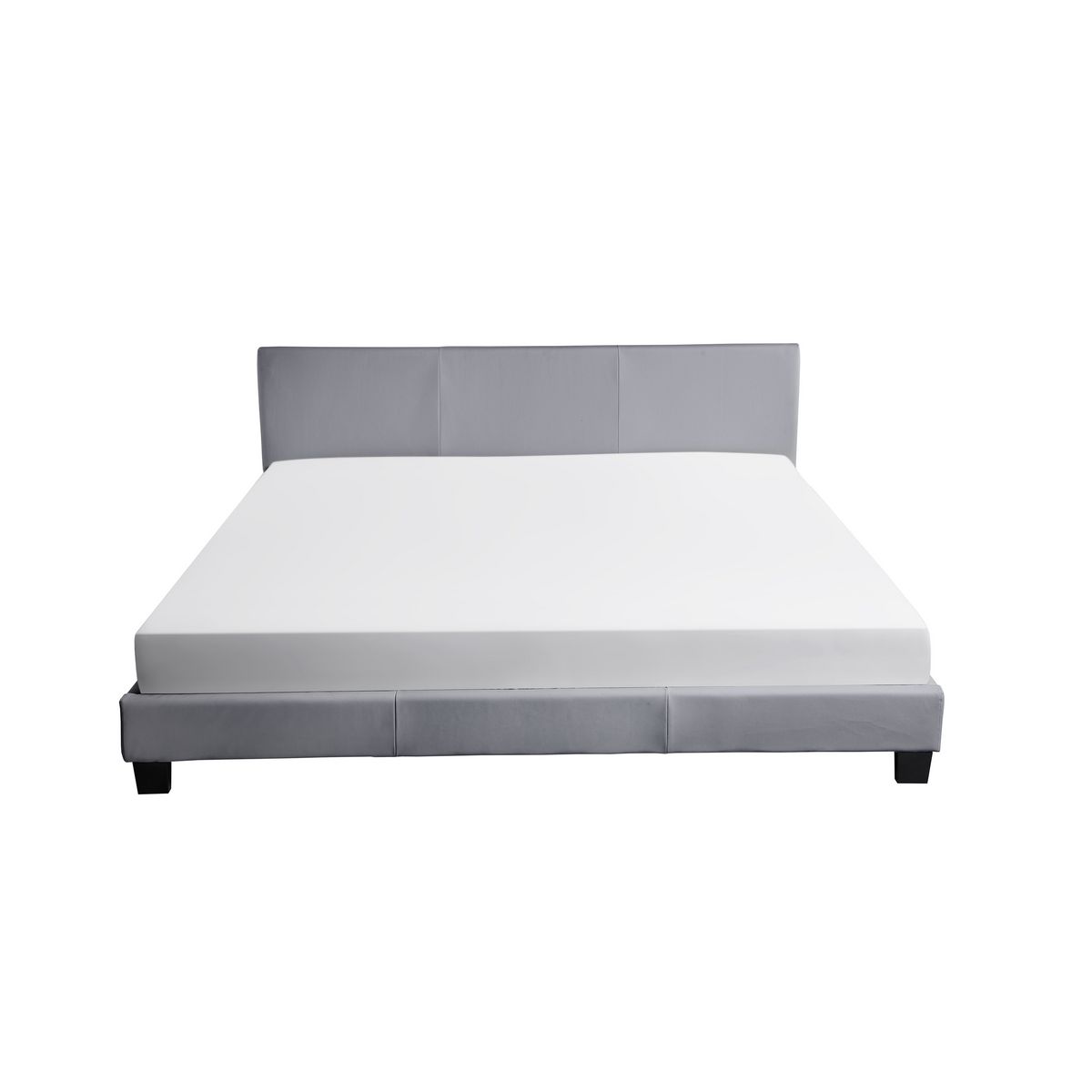 Lit avec tête de lit et sommier à lattes 140x190 cm MARTIN