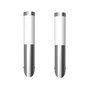 Voir la diapositive 2 : VIDAXL Applique murale d'exterieur 2 pcs Acier inoxydable