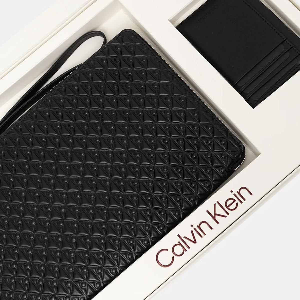 CALVIN KLEIN JEANS Coffret Sacoche + Étui Noir Homme Calvin Klein Jeans Cardcase