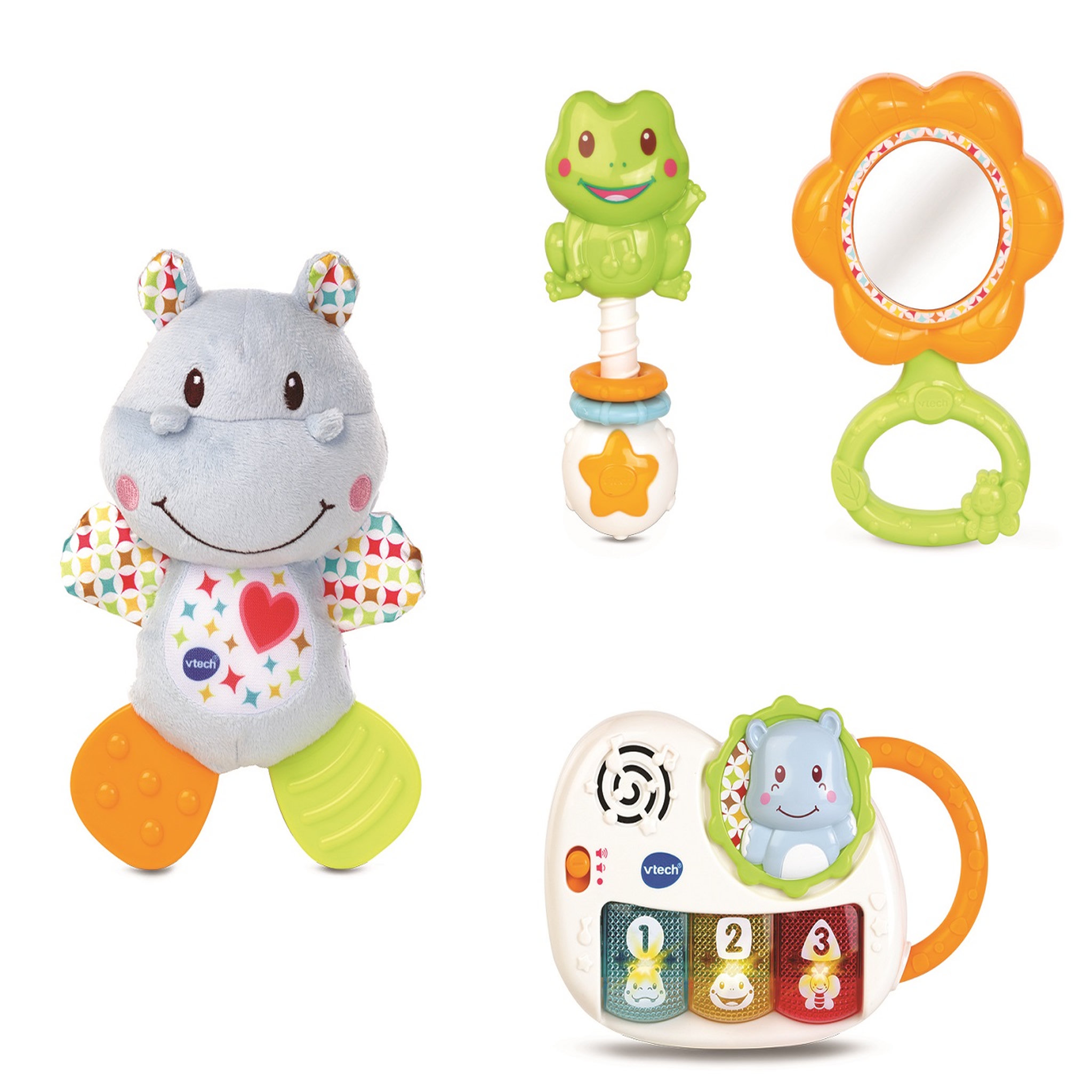 Voir la diapositive 1 : VTECH Coffret de naissance bleu - éveil des sens