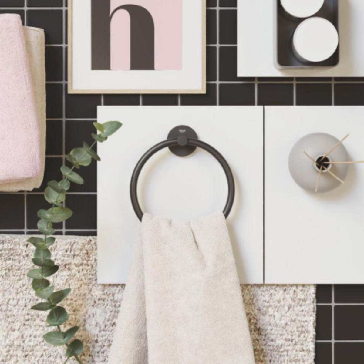 Grohe Anneau porte-serviette GROHE Quickfix - Start Accessories