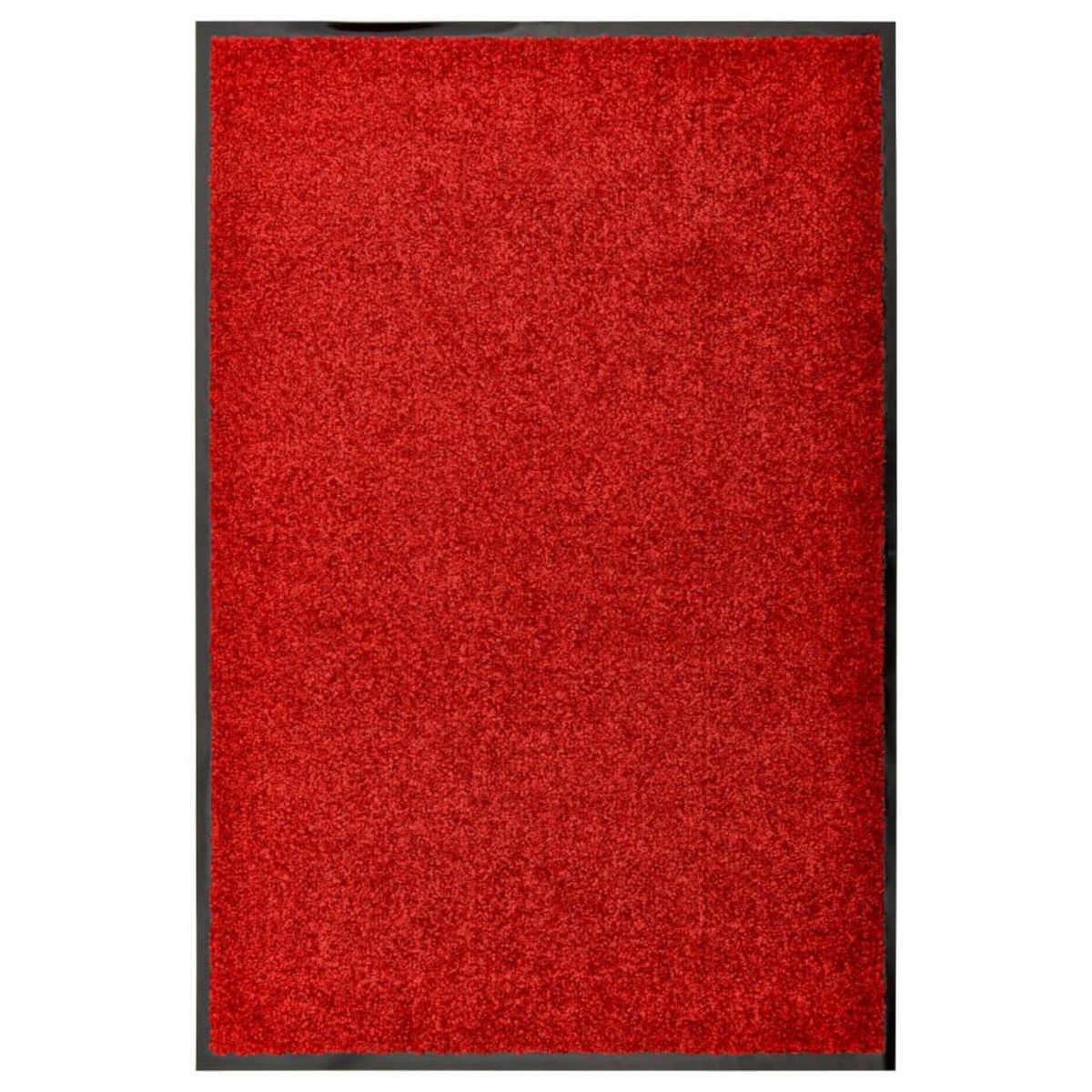 VIDAXL Paillasson lavable Rouge 60x90 cm