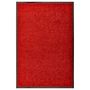 Voir la diapositive 1 : VIDAXL Paillasson lavable Rouge 60x90 cm