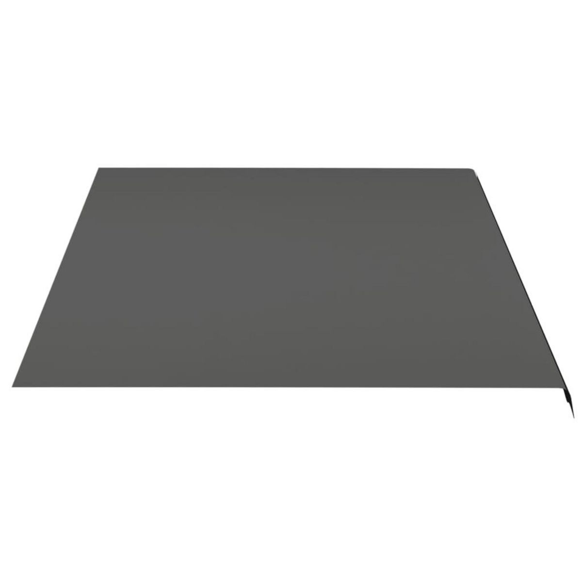 VIDAXL Tissu de remplacement pour auvent Anthracite 5x3,5 m