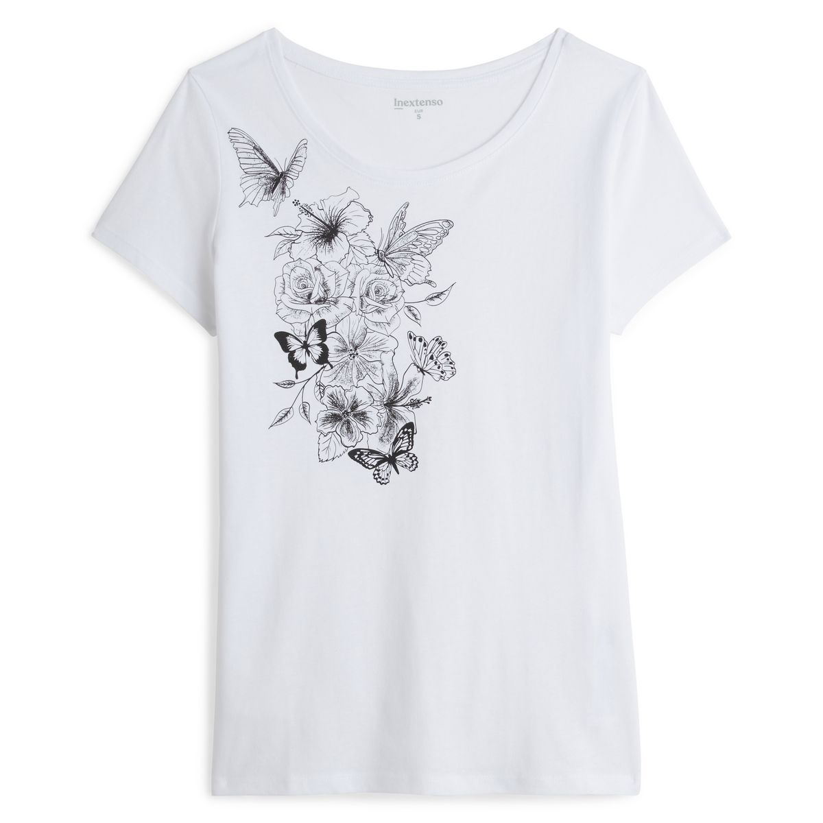 INEXTENSO T-shirt Blanc femme