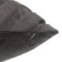 Voir la diapositive 2 : ATMOSPHERA Coussin Déhoussable Velours  Tressé  40x40cm Gris