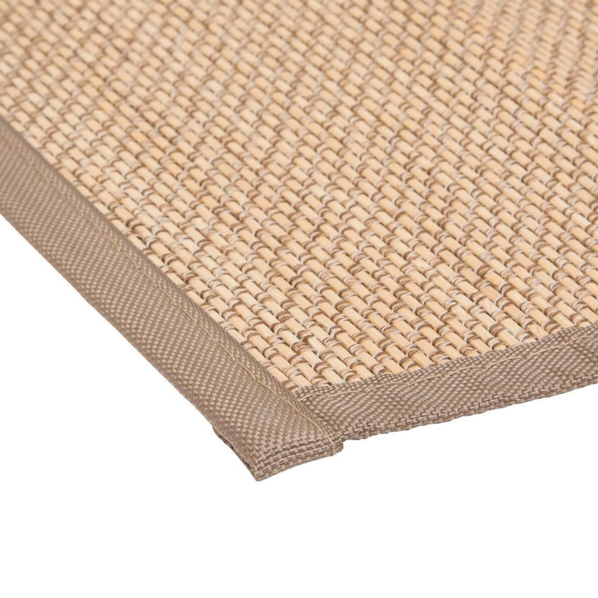 Voir la diapositive 3 : FIVE Tapis de salle de bain en bambou  stemy  50x80cm beige