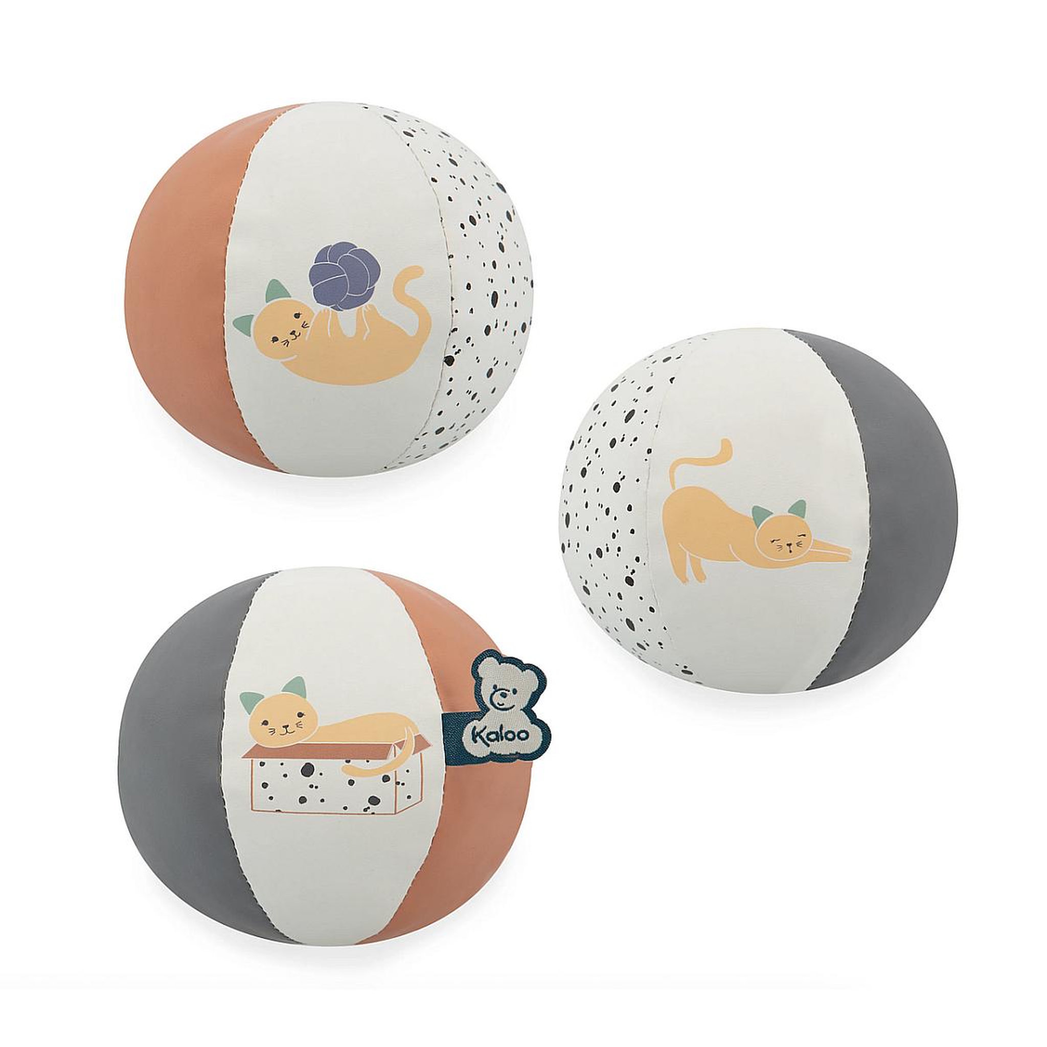 Kaloo Mon Ballon Chaton Multicolore