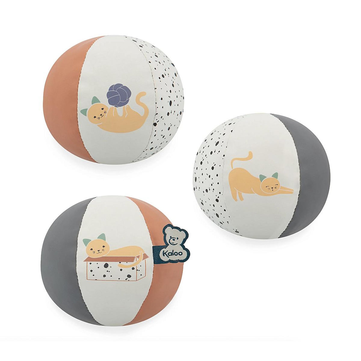 Kaloo Mon Ballon Chaton Multicolore