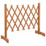 Voir la diapositive 2 : VIDAXL Cloture en treillis de jardin Orange 120x60 cm Bois de sapin
