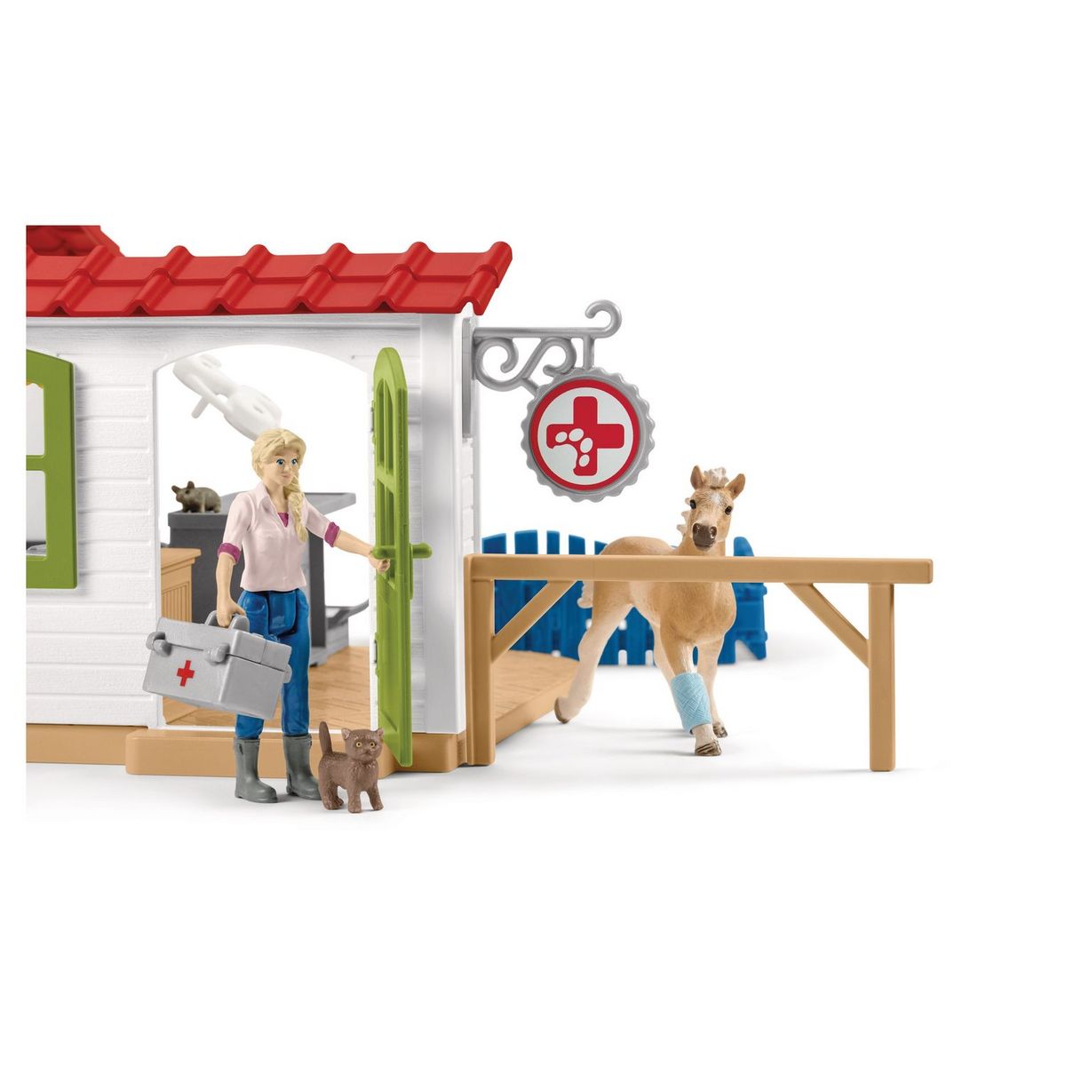 Schleich Cabinet vétérinaire avec animaux Farm world