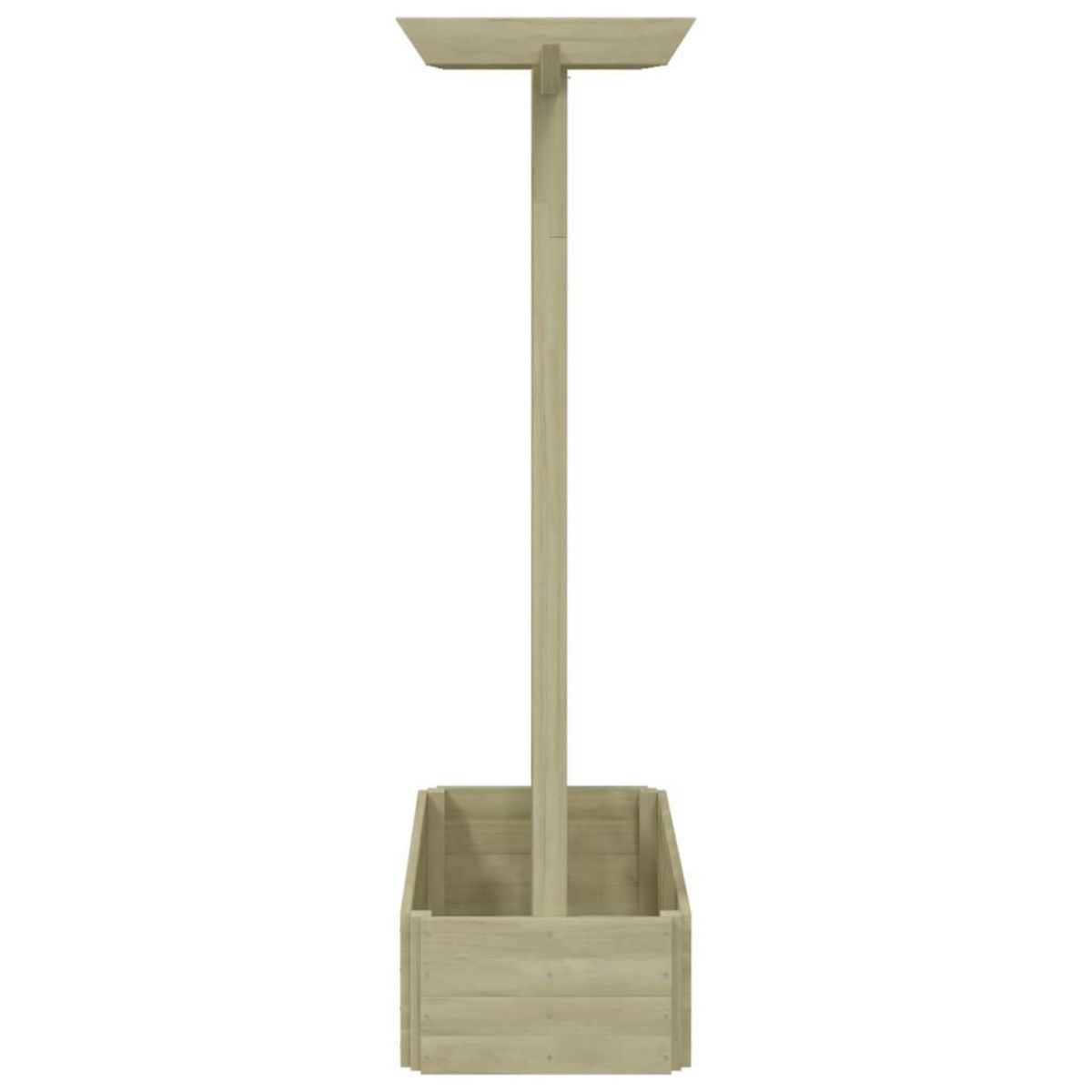 VIDAXL Jardiniere pergola 162 x 56 x 204 cm Bois