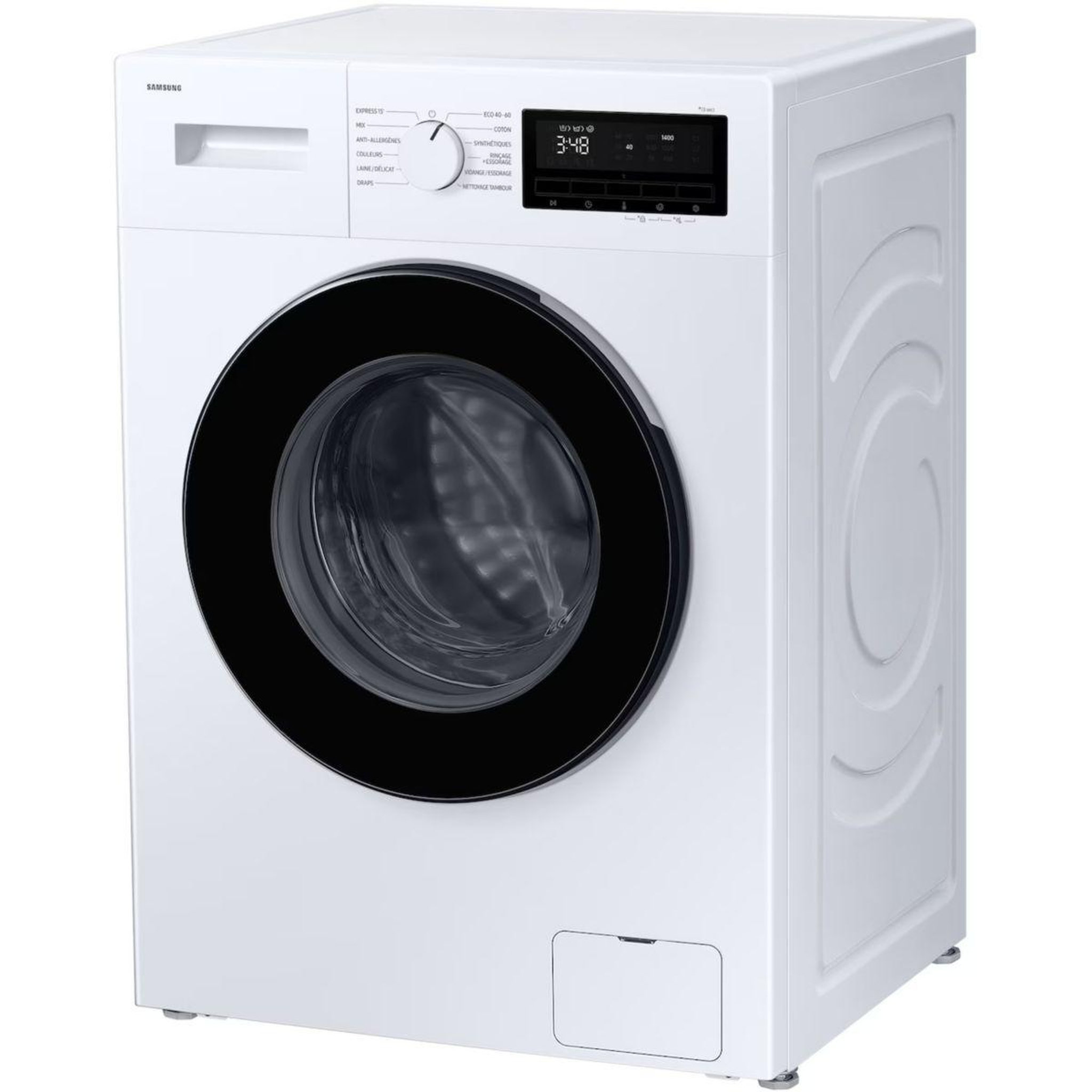 Voir la diapositive 3 : Samsung Lave linge compact ww80fg3m05aw - 8 kg - 1400 tr/min - classe a - moteur induction