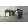 Voir la diapositive 7 : Bureau d'angle avec rehaussement 3 tiroirs L180 cm VASTO