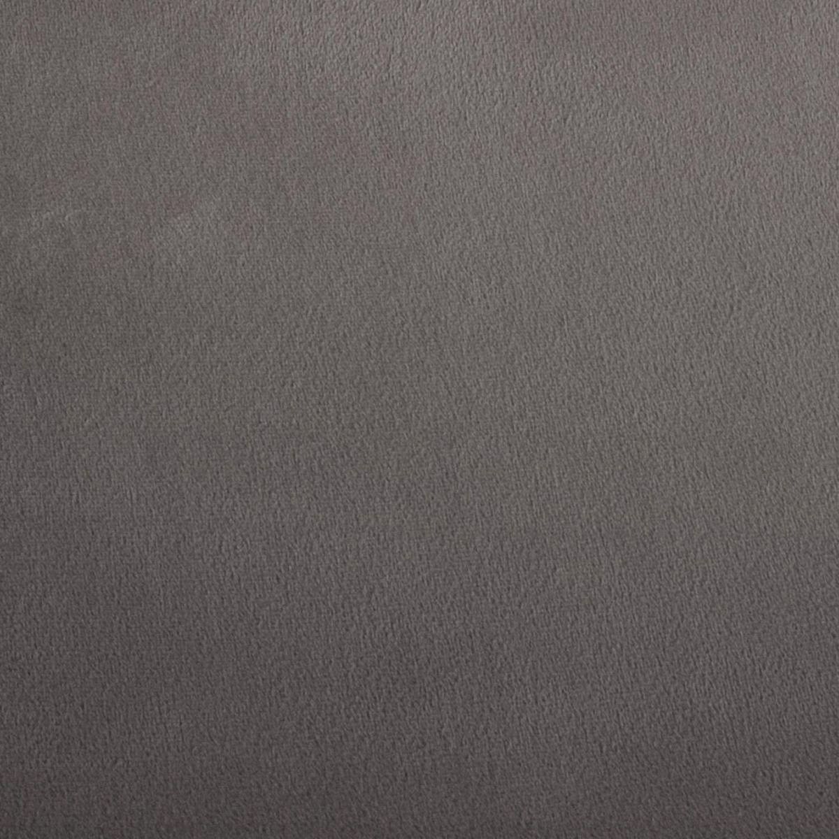 TOILINUX Lot de 4 Chaises en polyester effet velours et pieds en fer