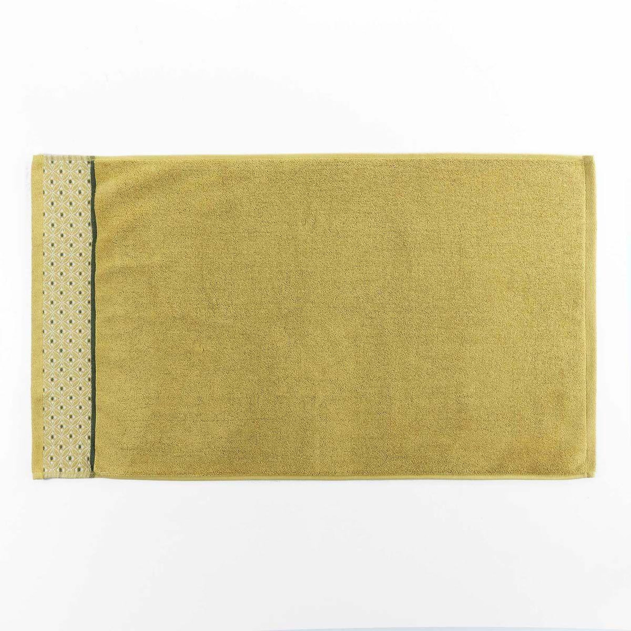 Voir la diapositive 2 : Douceur d'Intérieur Tapis de bain jacquard  belina  50x85cm miel