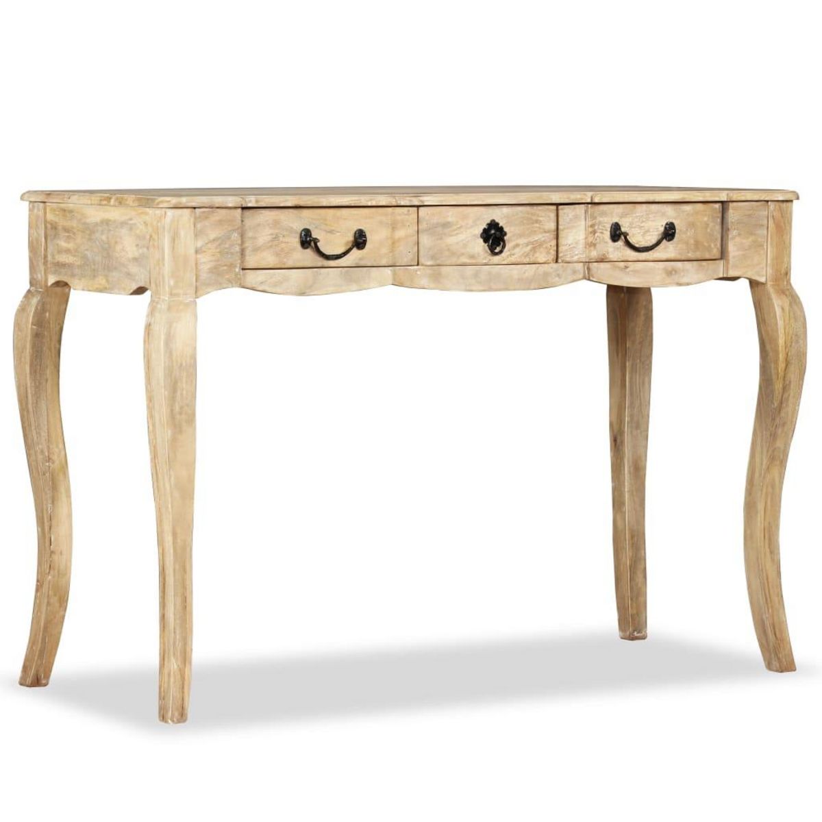 VIDAXL Table console Bois de manguier massif 120 x 50 x 80 cm