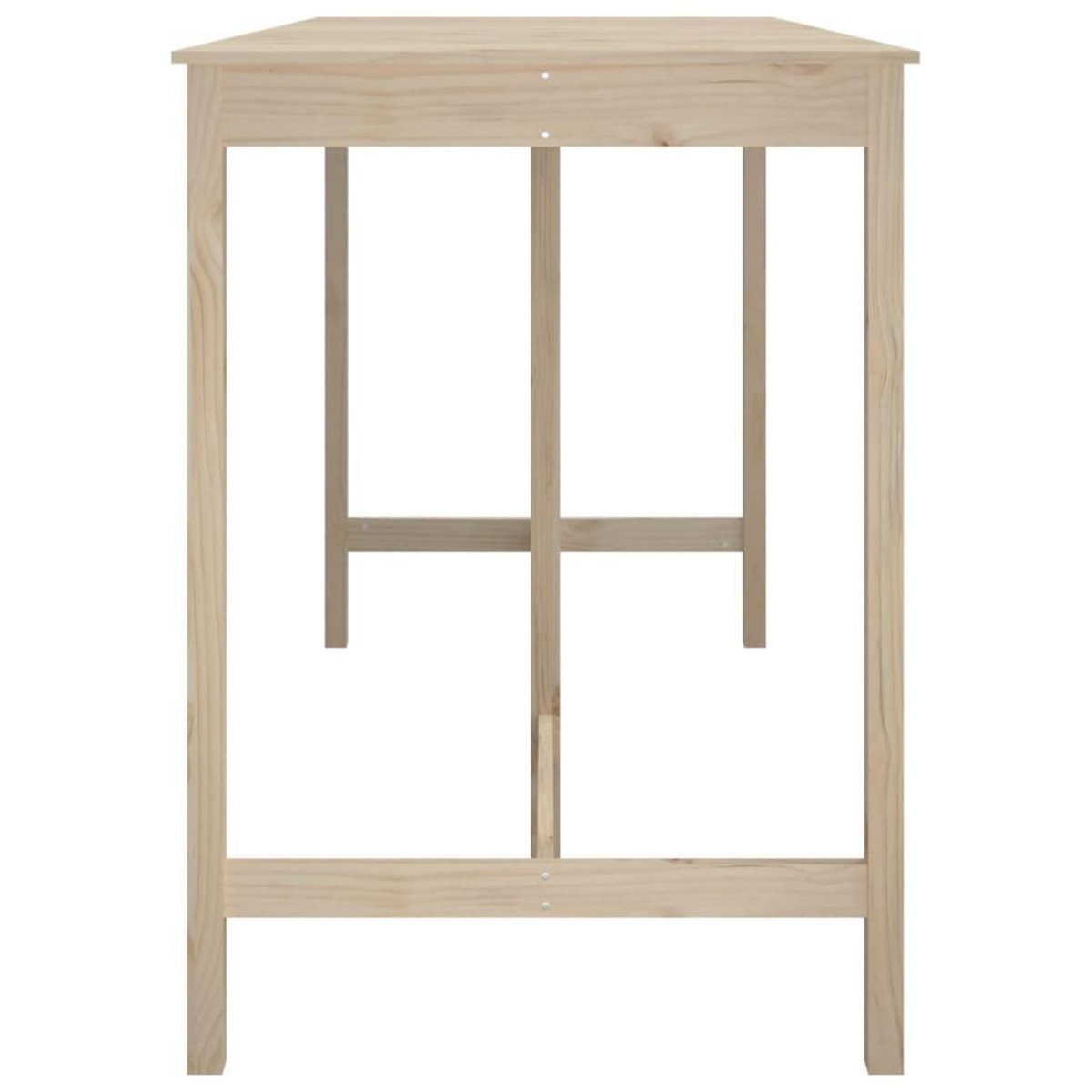 VIDAXL Table de bar 180x80x110 cm Bois massif de pin