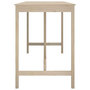 Voir la diapositive 4 : VIDAXL Table de bar 180x80x110 cm Bois massif de pin