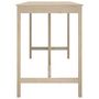 Voir la diapositive 4 : VIDAXL Table de bar 180x80x110 cm Bois massif de pin